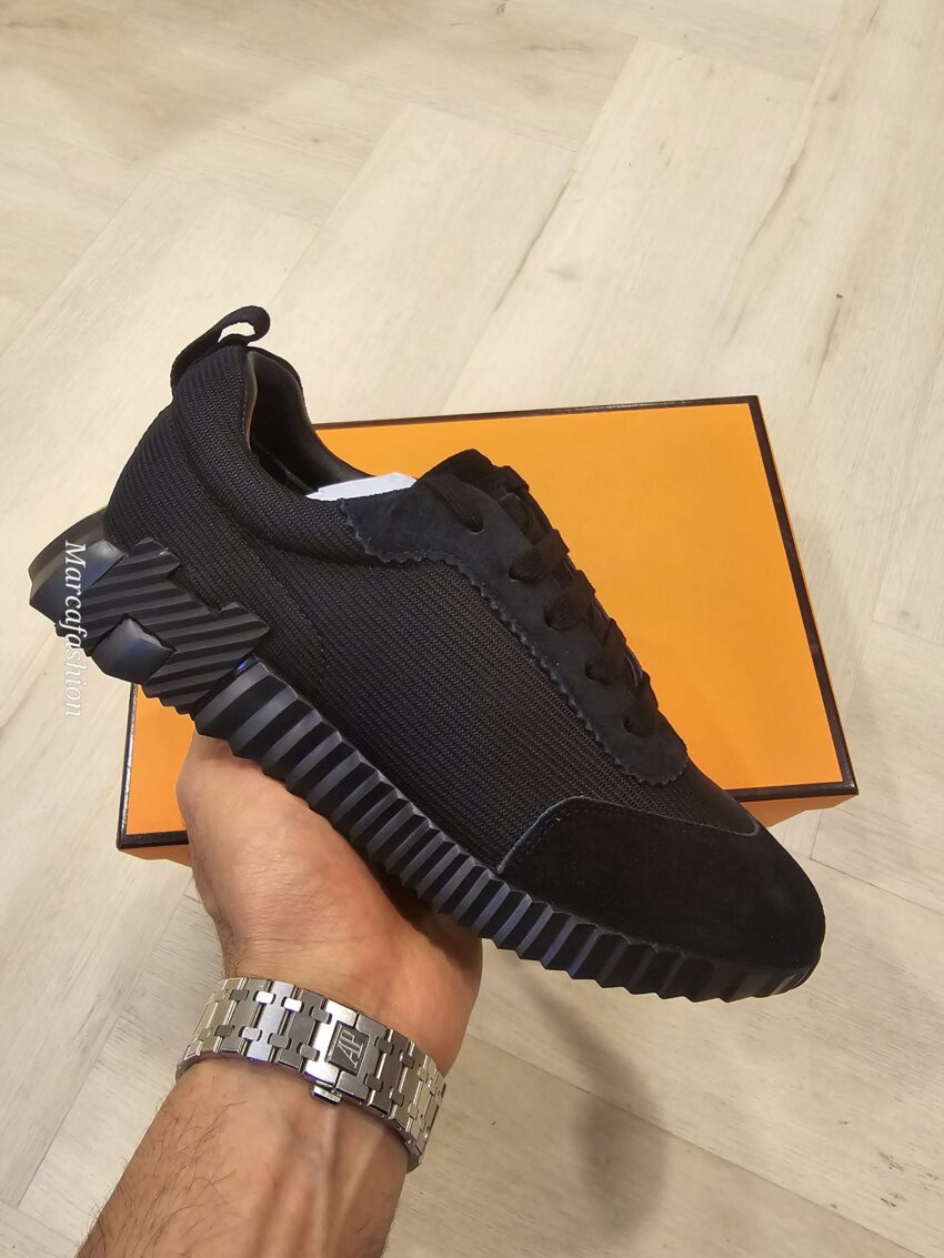 Hermès bounce sneakers - black