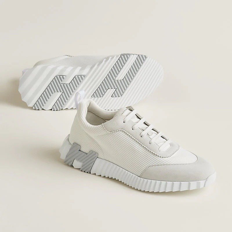 Hermès bounce sneakers - grey white