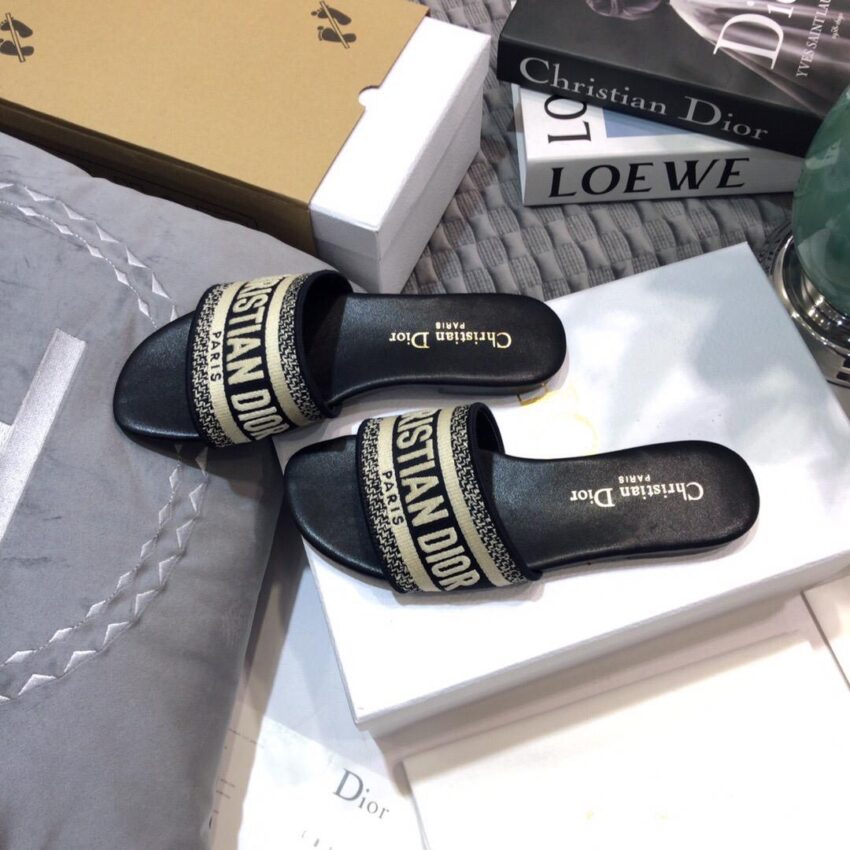 Dior Dway slippers black - Afbeelding 2