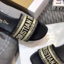 Dior Dway slippers black