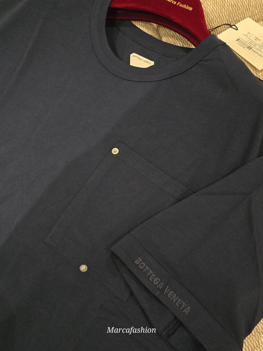 Bottega Veneta T-SHIRT Bleu - Afbeelding 2