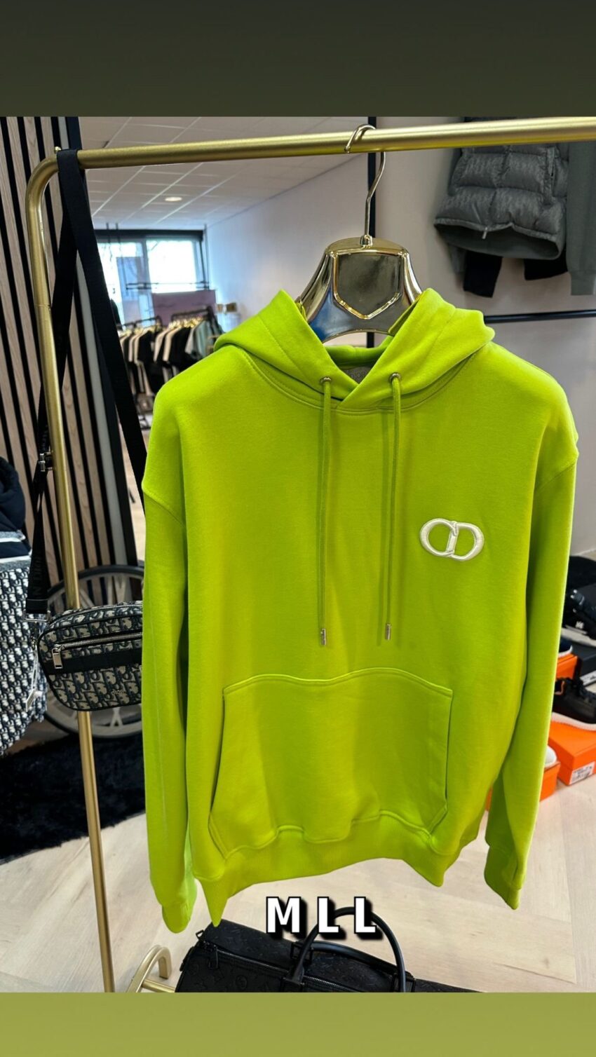 CD Hoodie Neongreen