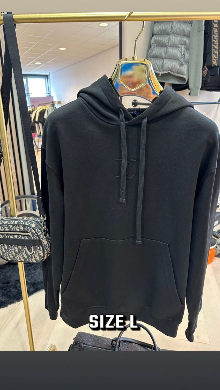 LV Hoodie black