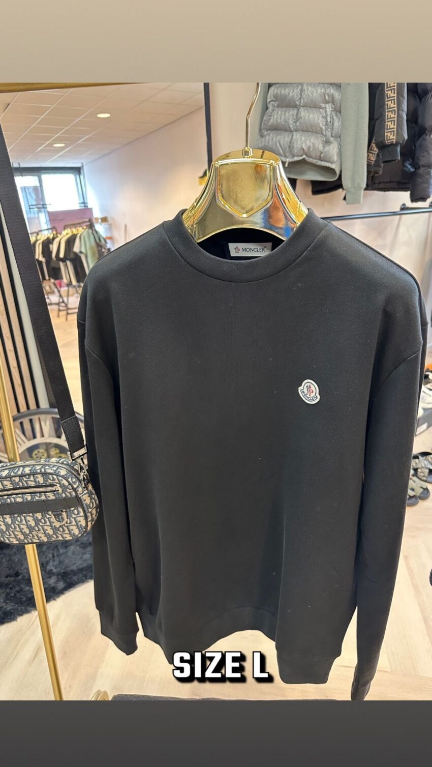 Moncler Sweater Navy Bleu