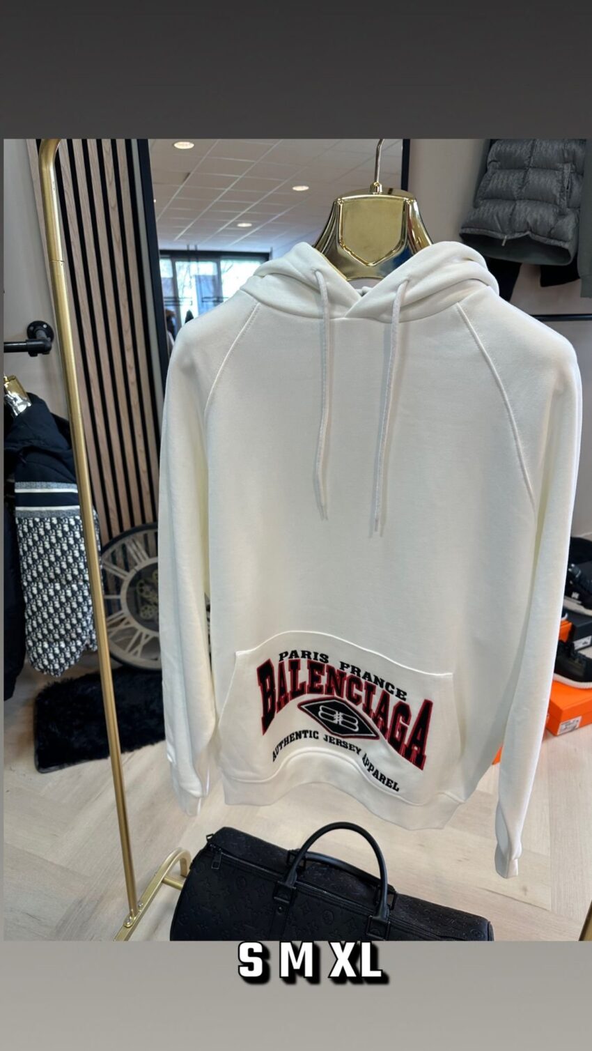 Balenciaga Hoodie white
