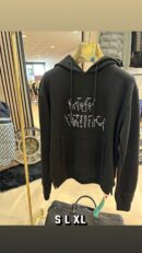 OFF-WHITE hoodie black and white