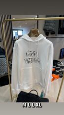 OFF-WHITE hoodie black and white