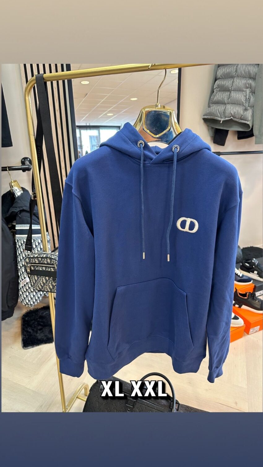 CD Hoodie bleu