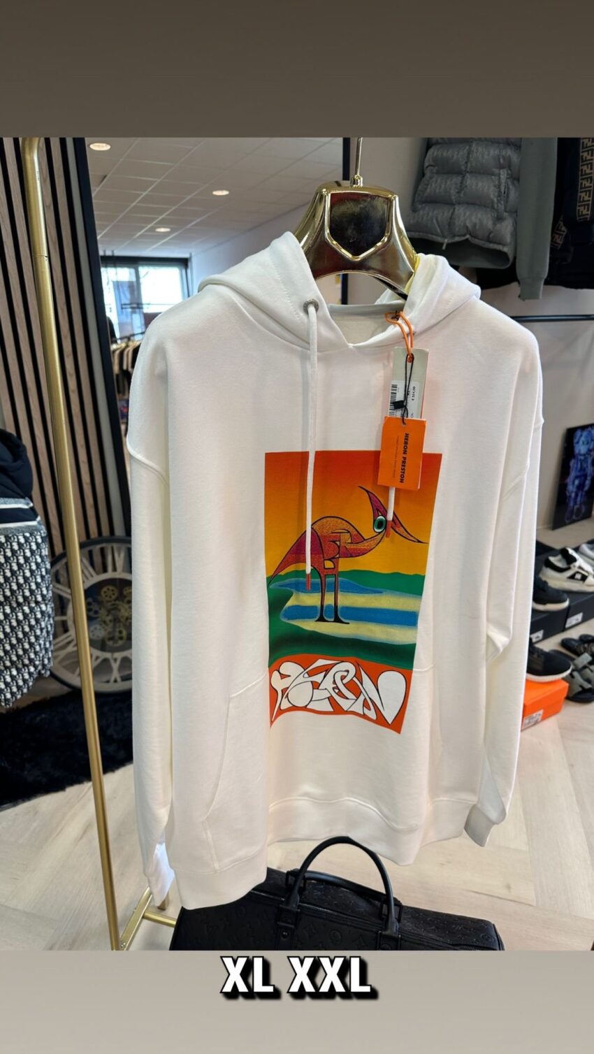 Heron preston Hoodie white