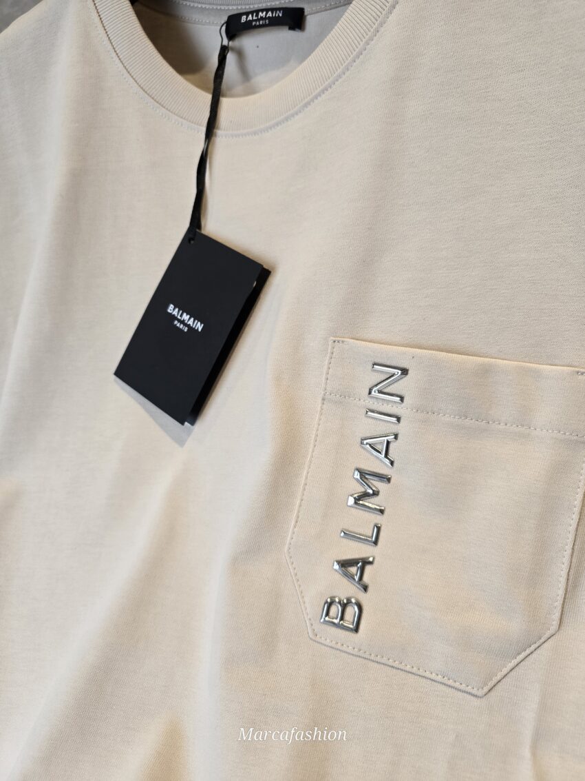 Balmain T-SHIRT crème - Afbeelding 2