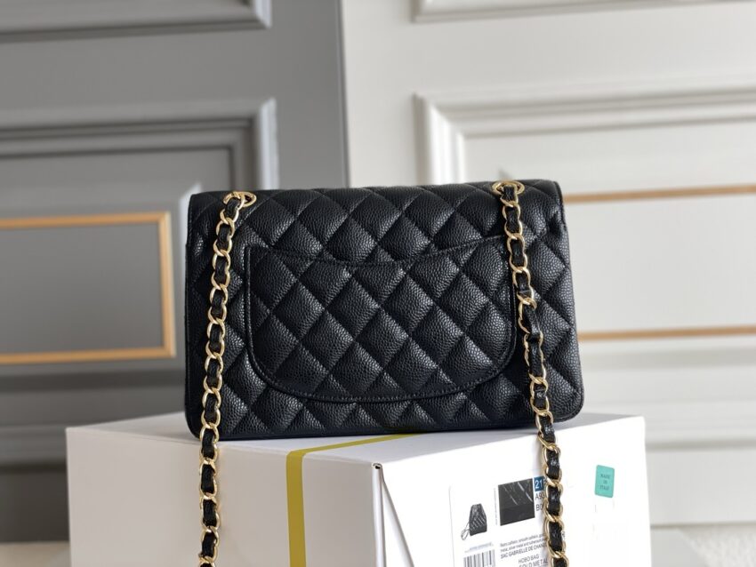 Chanel Jumbo Classic Double Flap | Black caviar - Afbeelding 2