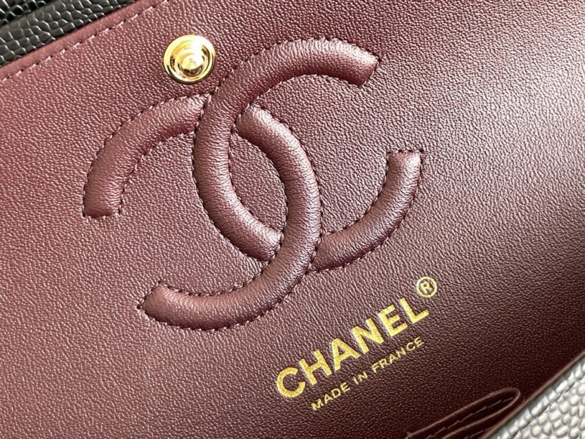 Chanel Jumbo Classic Double Flap | Black caviar - Afbeelding 8