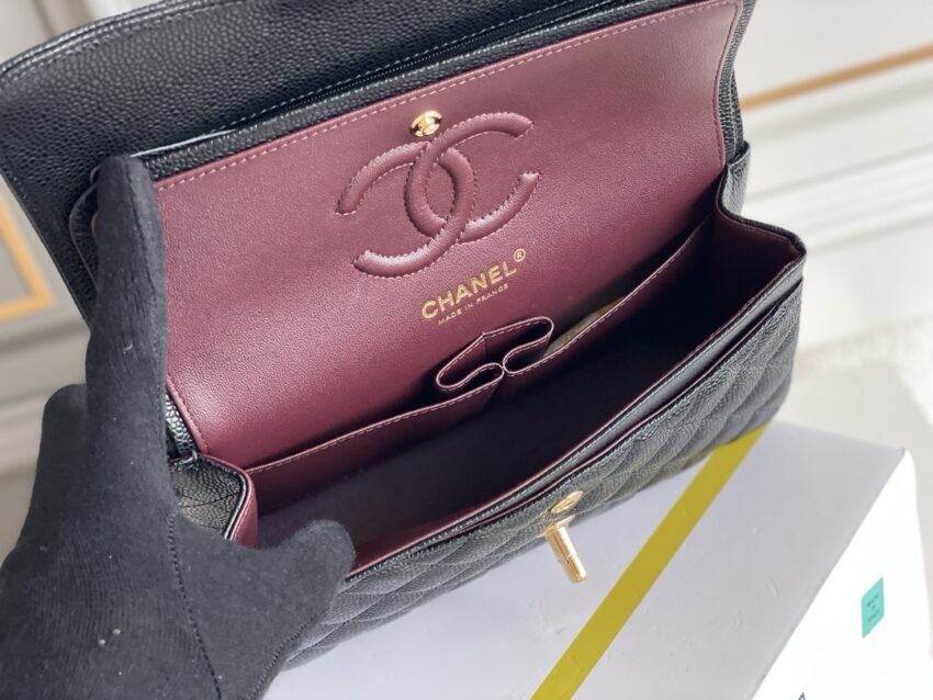 Chanel Jumbo Classic Double Flap | Black caviar - Afbeelding 9