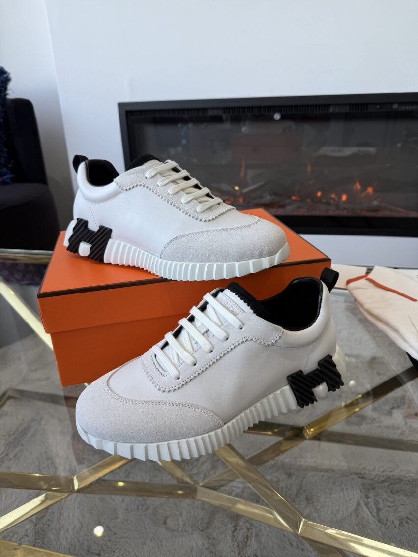 Hermes bouncing sneakers white - Afbeelding 3