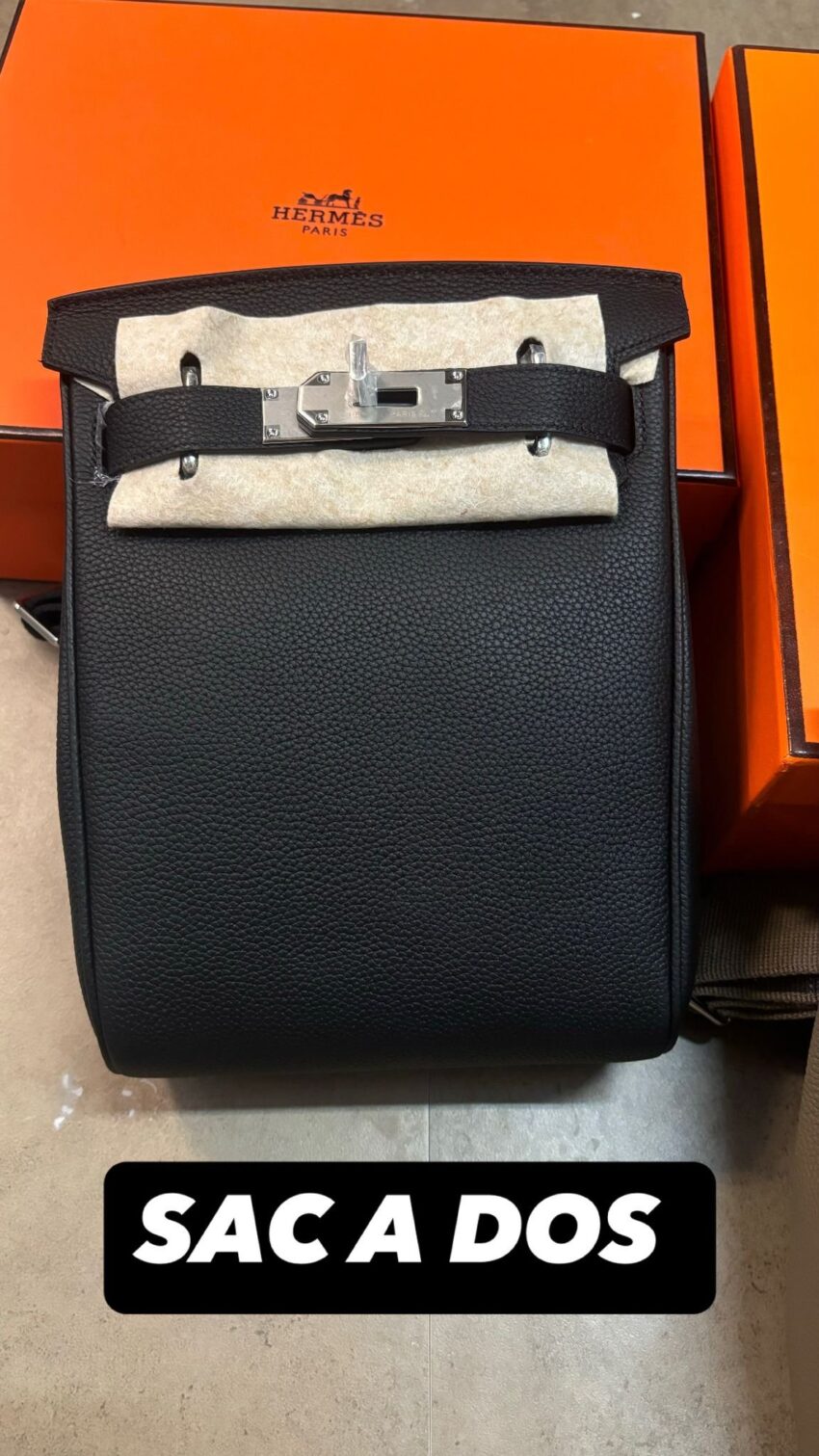 Hermes sac a dos black