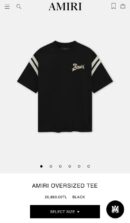 Amiri T-shirt Black