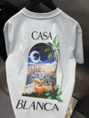 Casablanca T-shirt Bleu