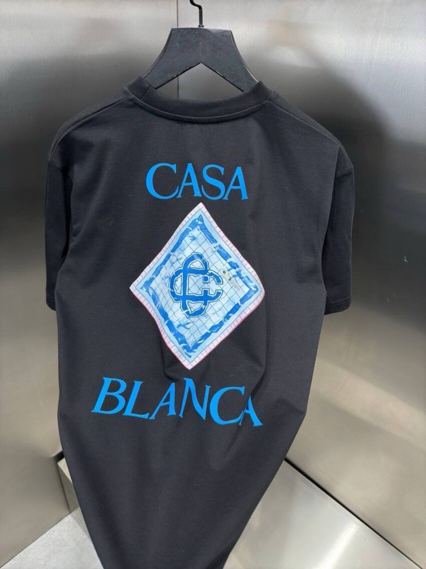 Casablanca T-shirt Black Diamond - Afbeelding 4