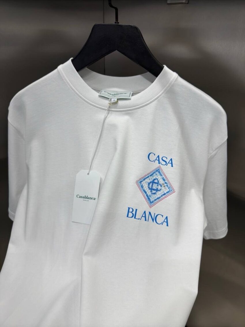 Casablanca T-shirt White Diamond - Afbeelding 2
