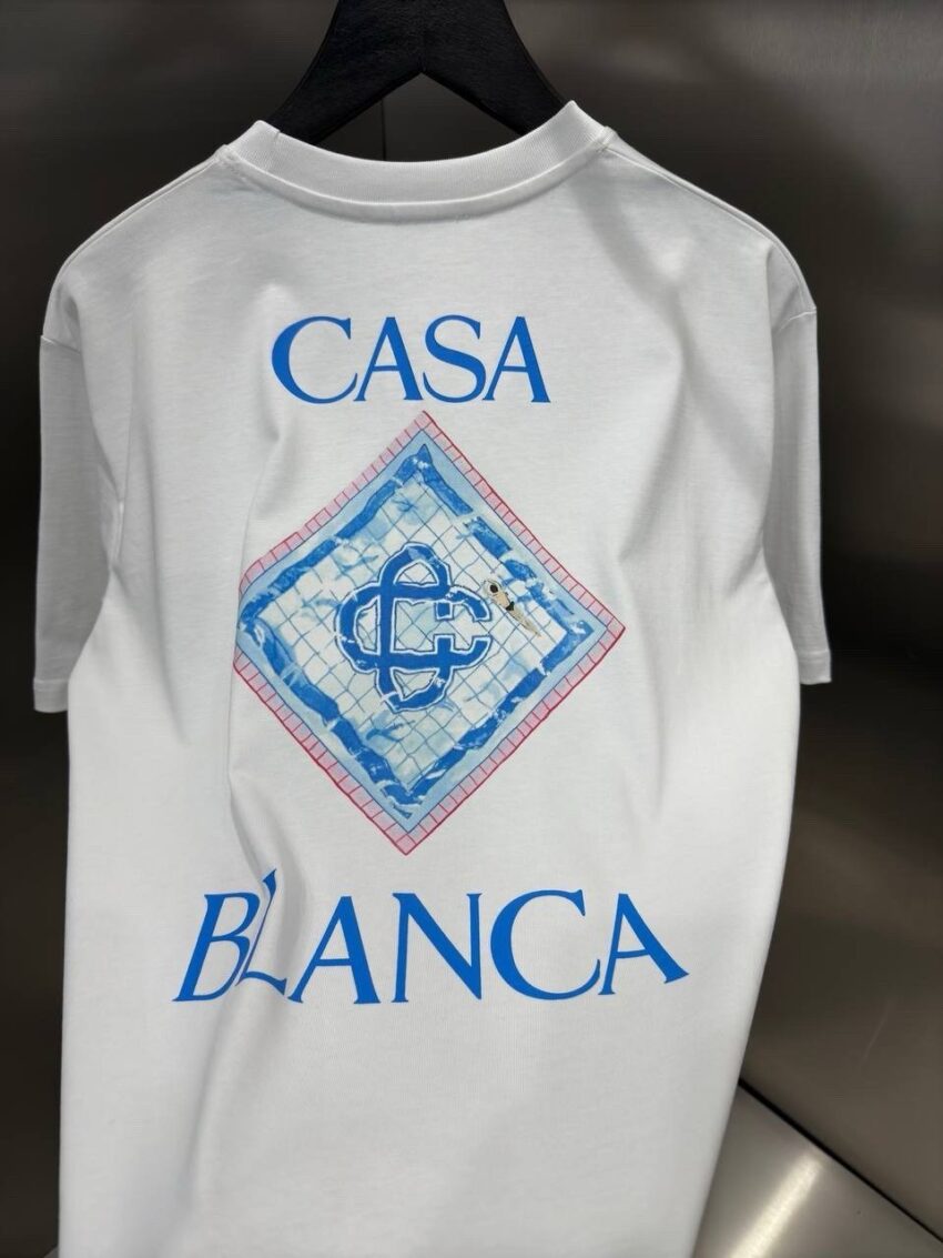 Casablanca T-shirt White Diamond - Afbeelding 3