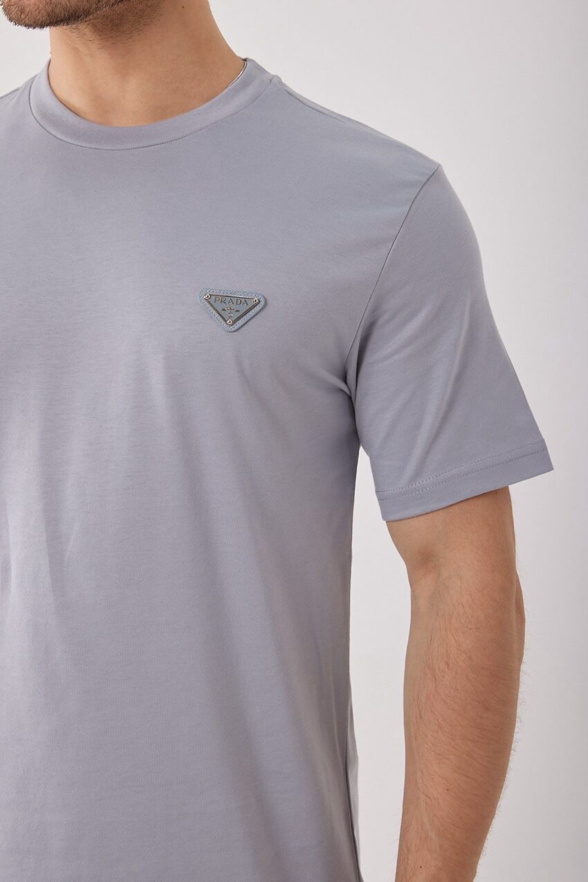Prada T-shirt Grey classic - Afbeelding 4