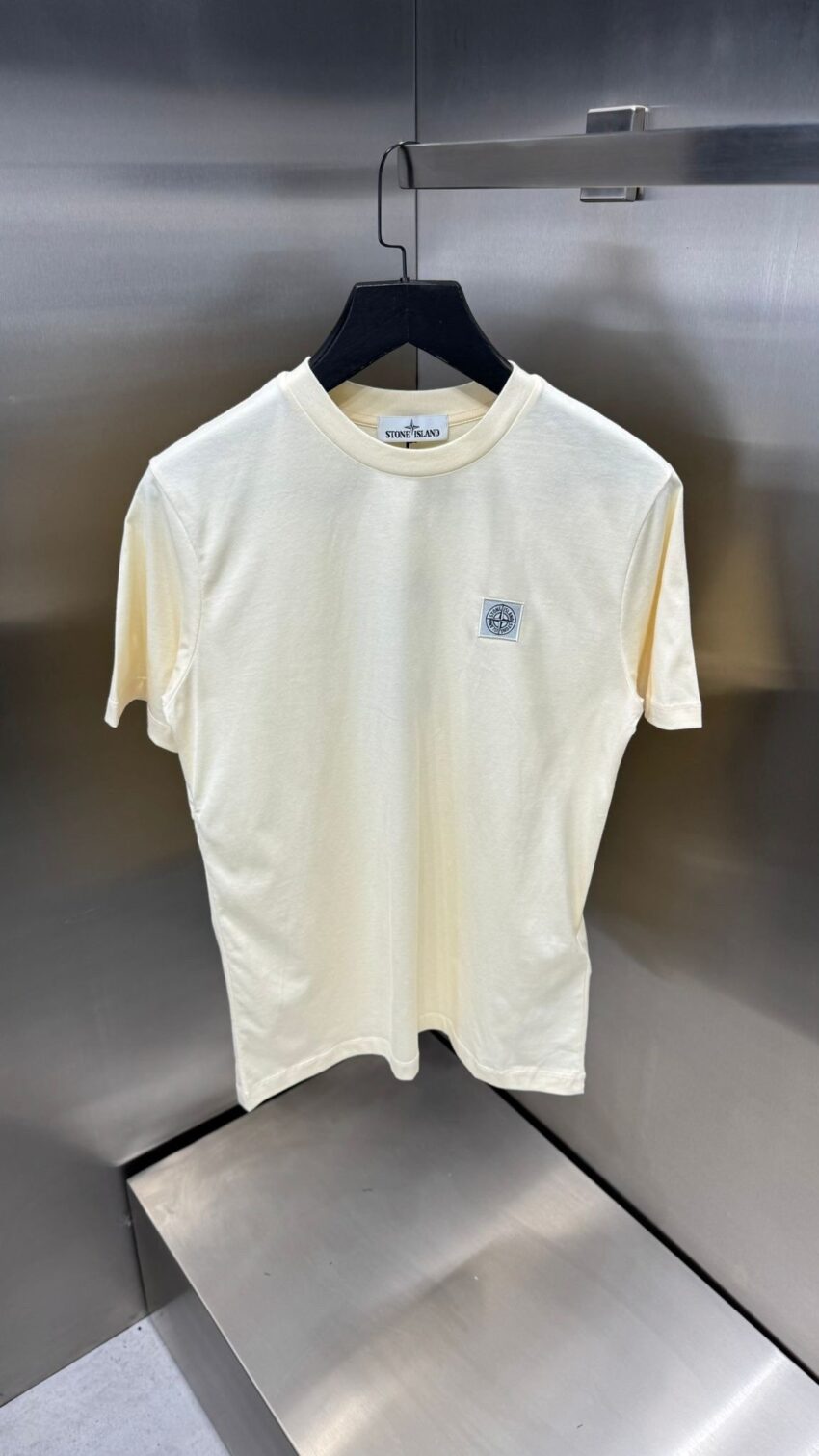 Stone Island T-shirt classic Crème