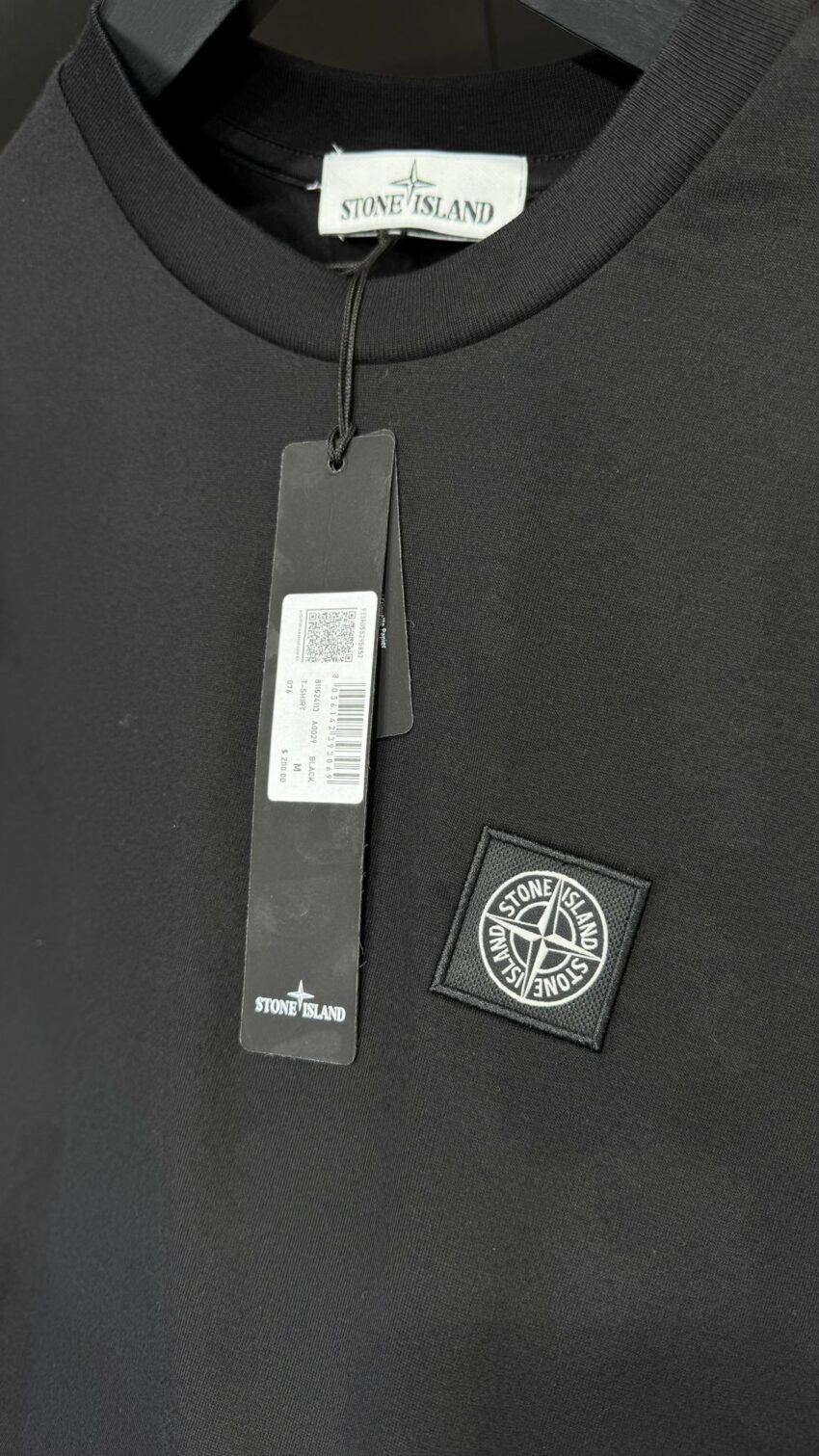 Stone Island T-shirt classic Black - Afbeelding 4