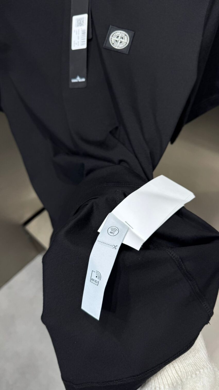Stone Island T-shirt classic Black - Afbeelding 2