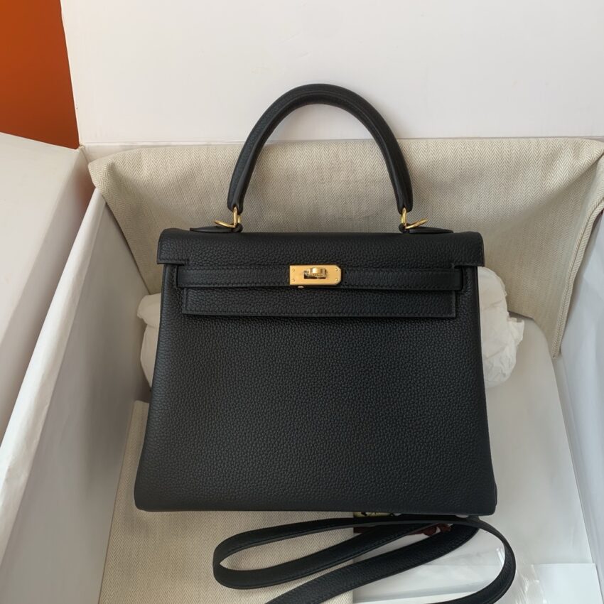 Hermès Kelly 28- Noir - GHW