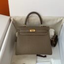Hermès Kelly 25 - Étoupe - GHW