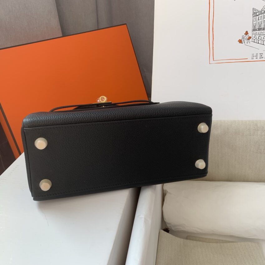Hermès Kelly 28- Noir - GHW - Afbeelding 7