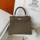 Hermès Kelly 25 - Étoupe - GHW