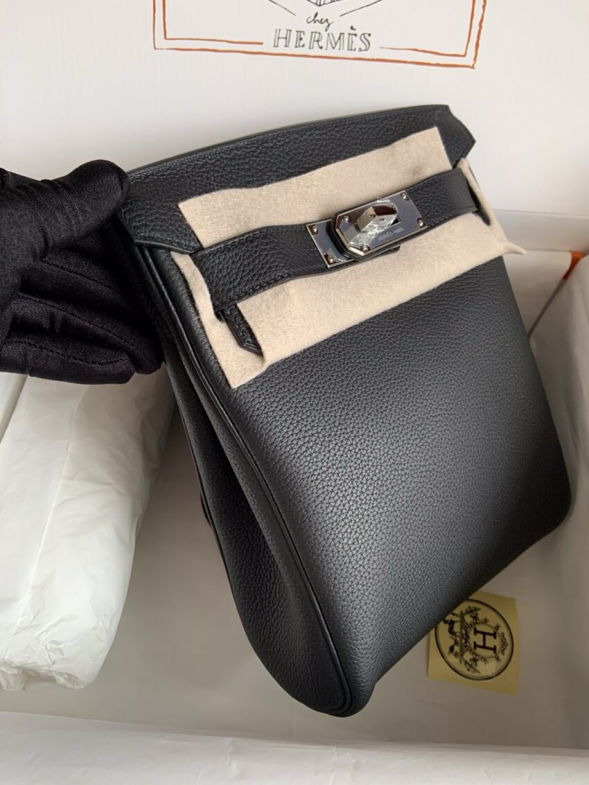 Hermès Hac a Dos PM - Noir - PHW - Afbeelding 4