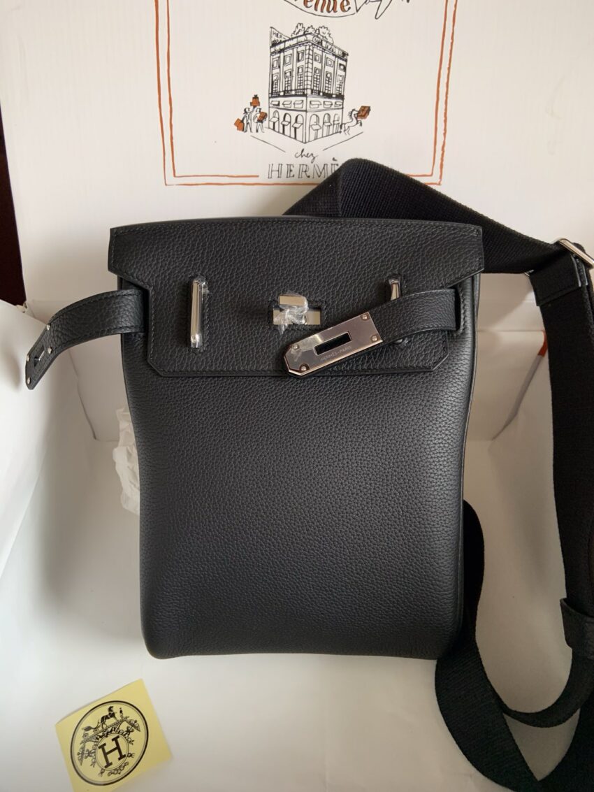 Hermès Hac a Dos PM - Noir - PHW - Afbeelding 5