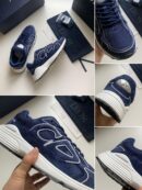 Dior B30 Countdown-Sneaker  - marineblauw suède