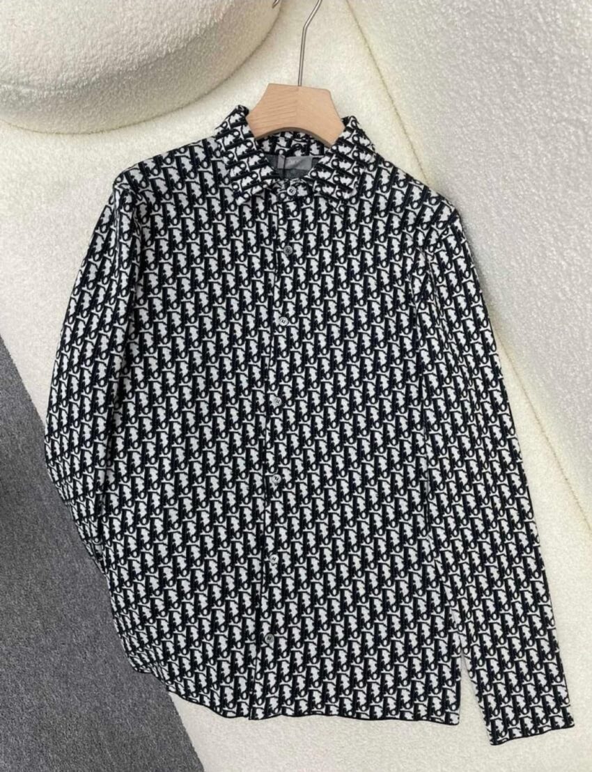 DIOR Overshirt Met Dior Oblique-motief - Afbeelding 5