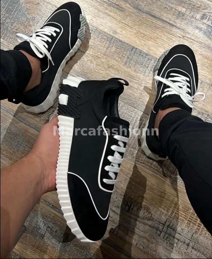 Hermes Bouncing Sneakers - Black - Afbeelding 2