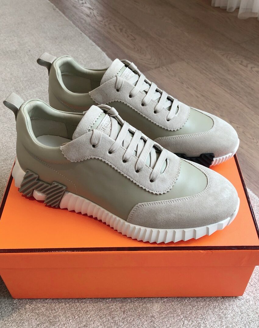 Hermès bouncing sneakers grey