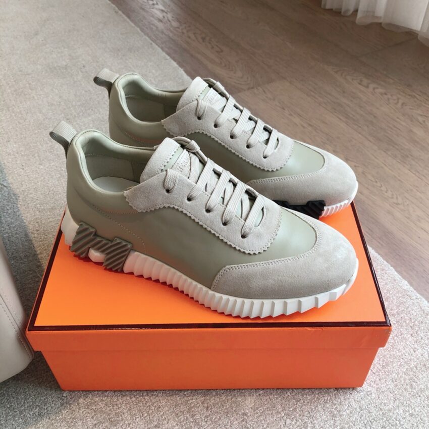 Hermès bouncing sneakers grey