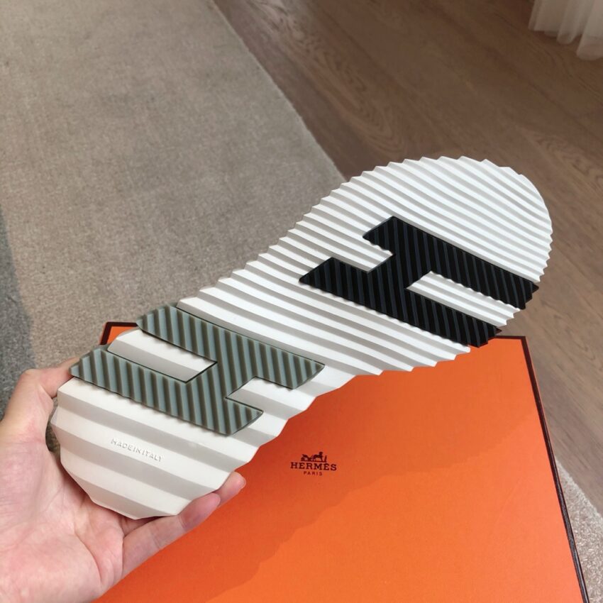 Hermès bouncing sneakers grey - Afbeelding 7
