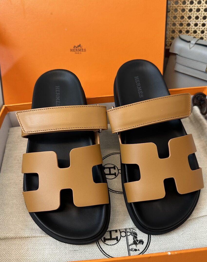Hermès Chypre Brown leather