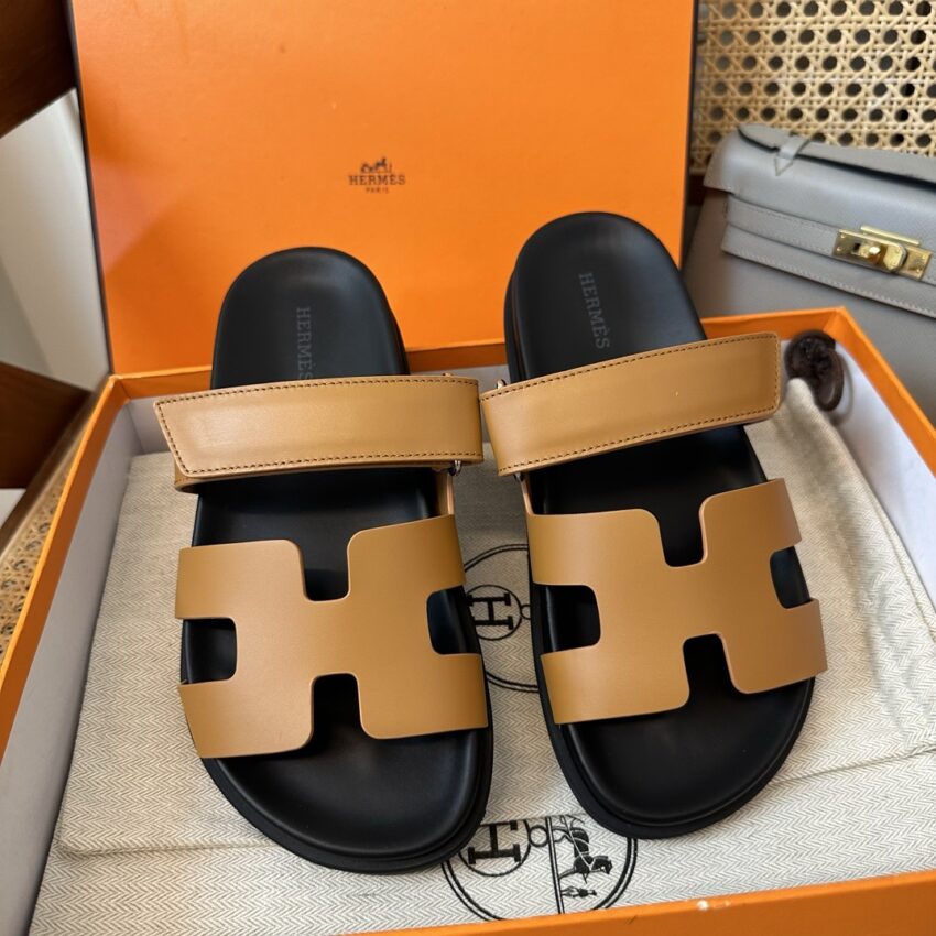 Hermès Chypre Brown leather