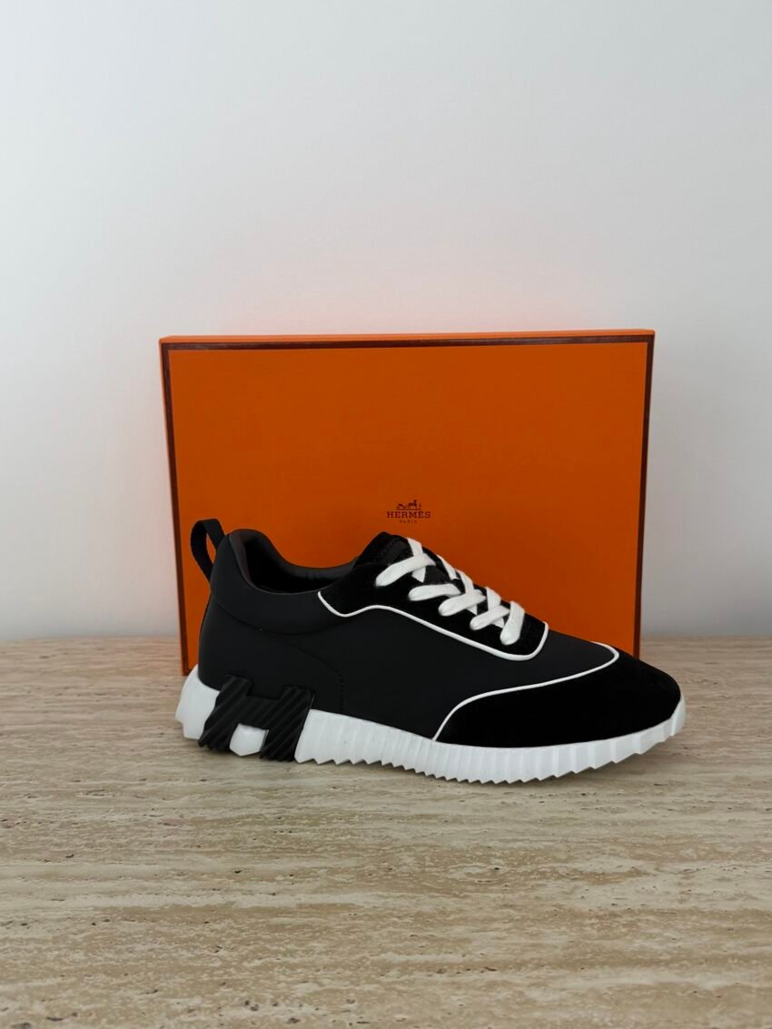Hermes Bouncing Sneakers - Black/ Green
