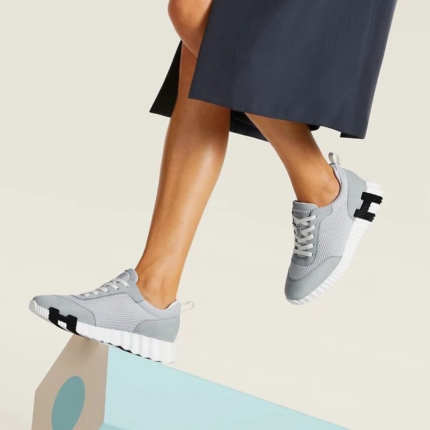 Hèrmes bounce sneakers - Griss Nuage - Afbeelding 2