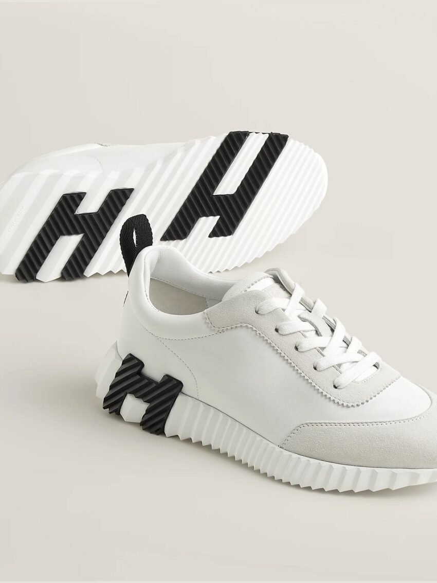 Hèrmes bounce sneakers - White Leather