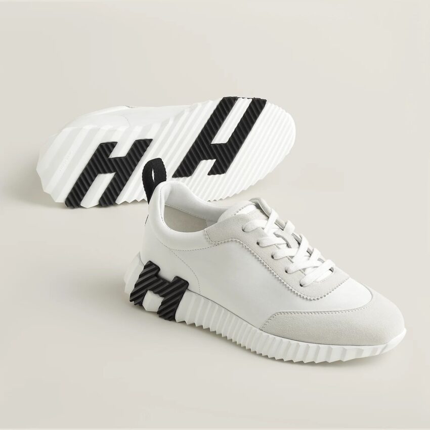 Hèrmes bounce sneakers - White Leather