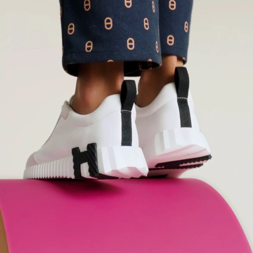 Hèrmes bounce sneakers - White Leather - Afbeelding 3