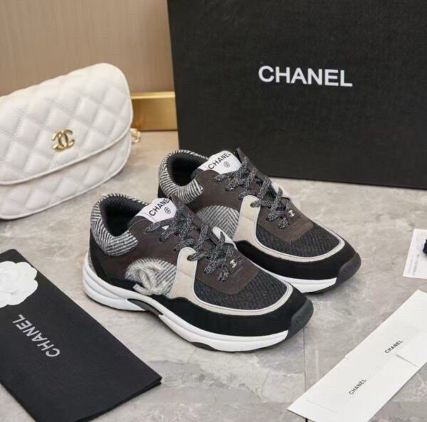Chanel sneakers - black grey