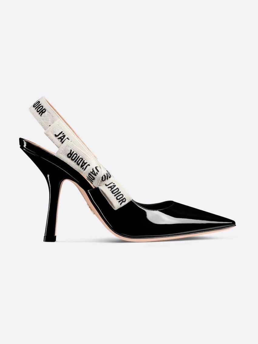 Dior heel - black glossy