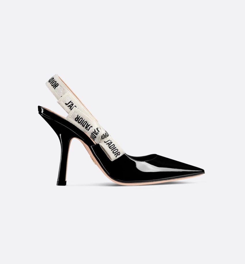 Dior heel - black glossy